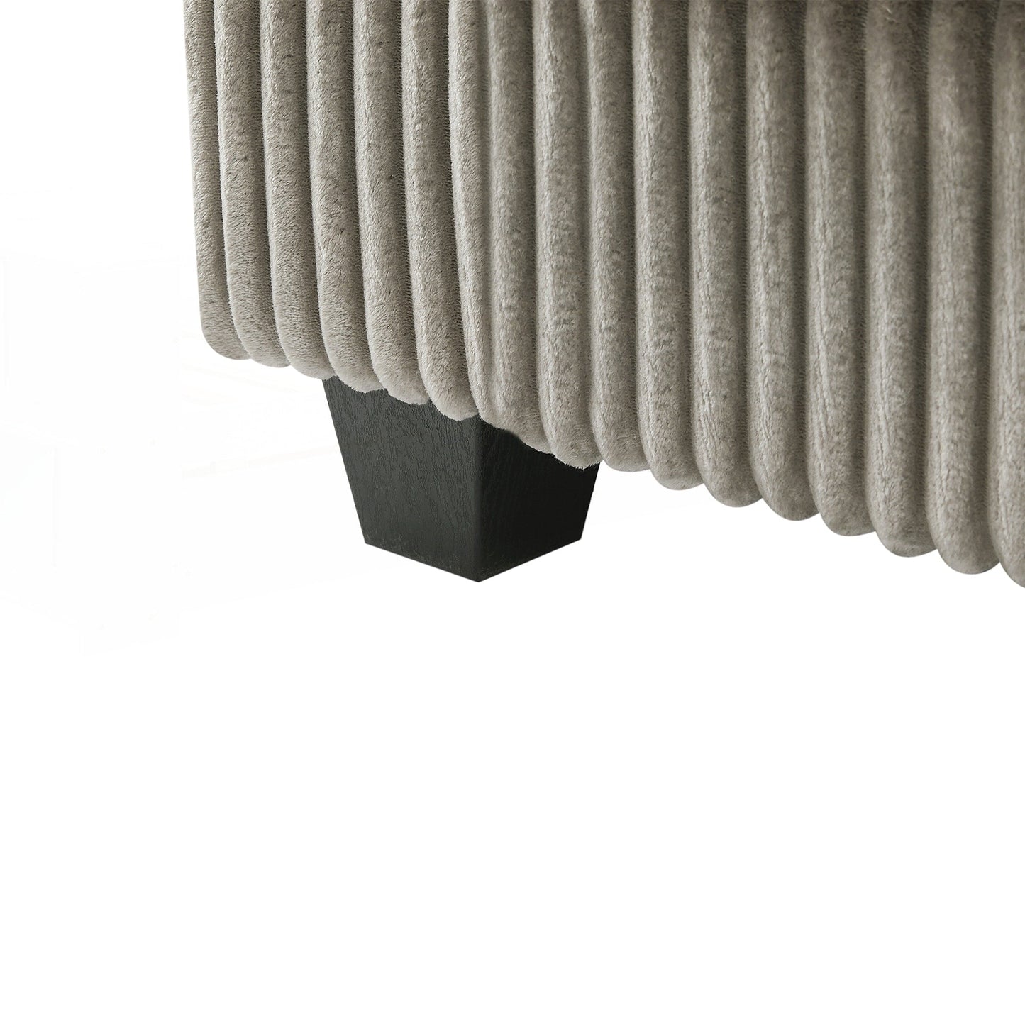 Canapé 4 places en velours côtelé de 133 pouces