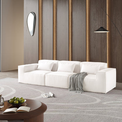 Canapé sectionnel Cloud 149, grand canapé modulaire 4 places, canapés modernes et confortables en velours côtelé, meubles de salon