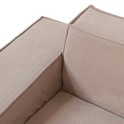 Canapé sectionnel Cloud 149, grand canapé modulaire 4 places, canapés modernes et confortables en velours côtelé, meubles de salon