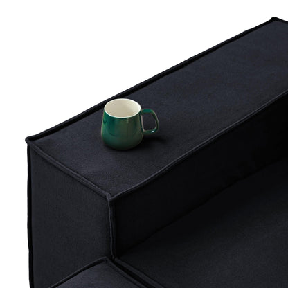 Canapé sectionnel modulaire en U 149, canapé rembourré 6 places, combinaison libre