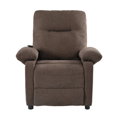Fauteuil inclinable électrique à 160° pour personnes âgées, avec massage et chauffage à 8 points, tissu chenille doux
