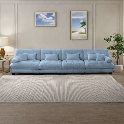 173.2 Chenille avec accoudoirs traversins, coussins en éponge haute résilience