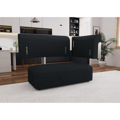 Canapé 6 places en tissu 179,5 avec assise profonde et confortable en forme de nuage avec oreillers