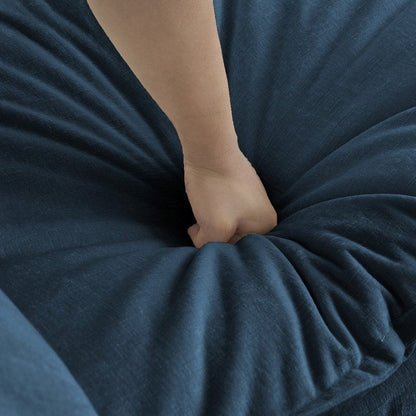 Ensemble de 2 canapés surdimensionnés extra profonds rembourrés en chenille avec canapés 3 places et causeuse