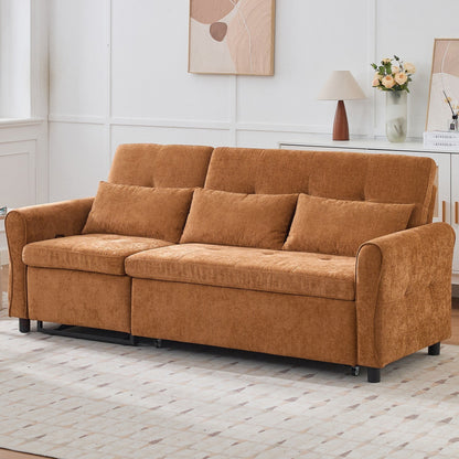 Canapé 2 en 1 avec lit gigogne et fauteuil inclinable réversible par Harper&amp;Bright Designs