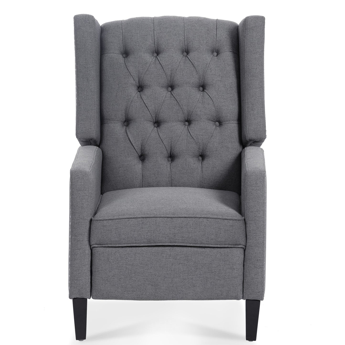 Fauteuil inclinable manuel en tissu large de 27,16 pouces
