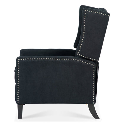 Fauteuil inclinable manuel en tissu large de 27,16 pouces