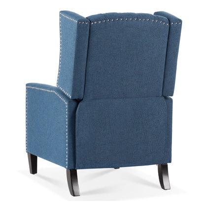 Fauteuil inclinable manuel en tissu large de 27,16 pouces