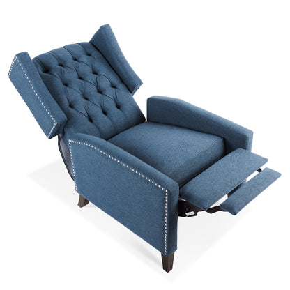Fauteuil inclinable manuel en tissu large de 27,16 pouces