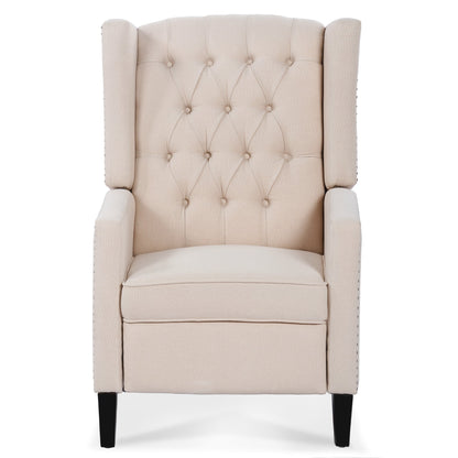 Fauteuil inclinable manuel en tissu large de 27,16 pouces