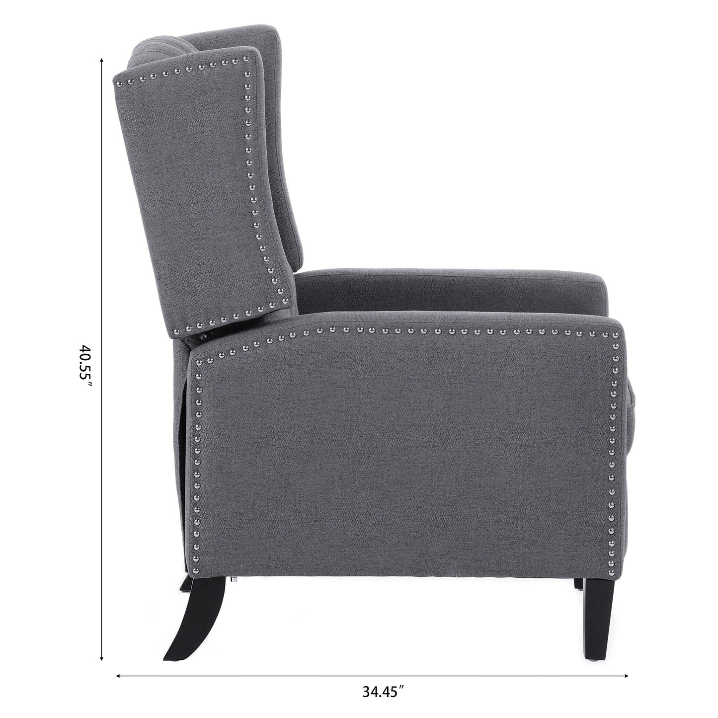 Fauteuil inclinable manuel large de 27,16 pouces
