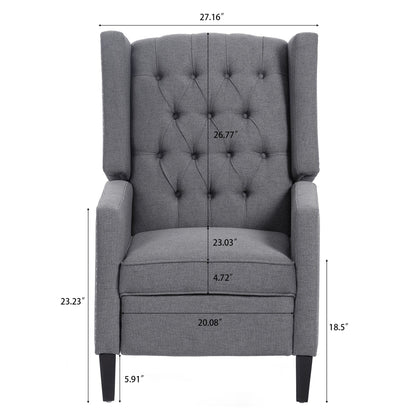 Fauteuil inclinable manuel large de 27,16 pouces