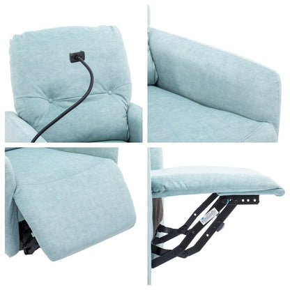 Fauteuil inclinable électrique pivotant à 270 degrés avec support de téléphone