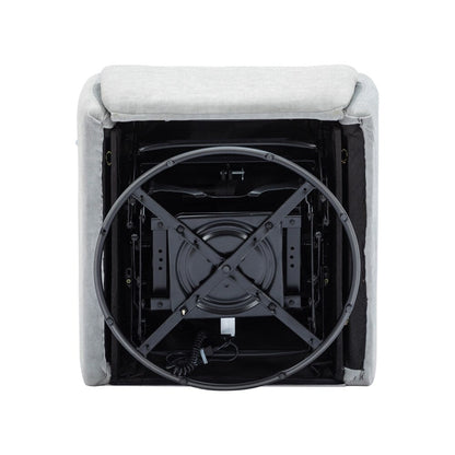 Fauteuil inclinable électrique pivotant à 270 degrés avec support de téléphone