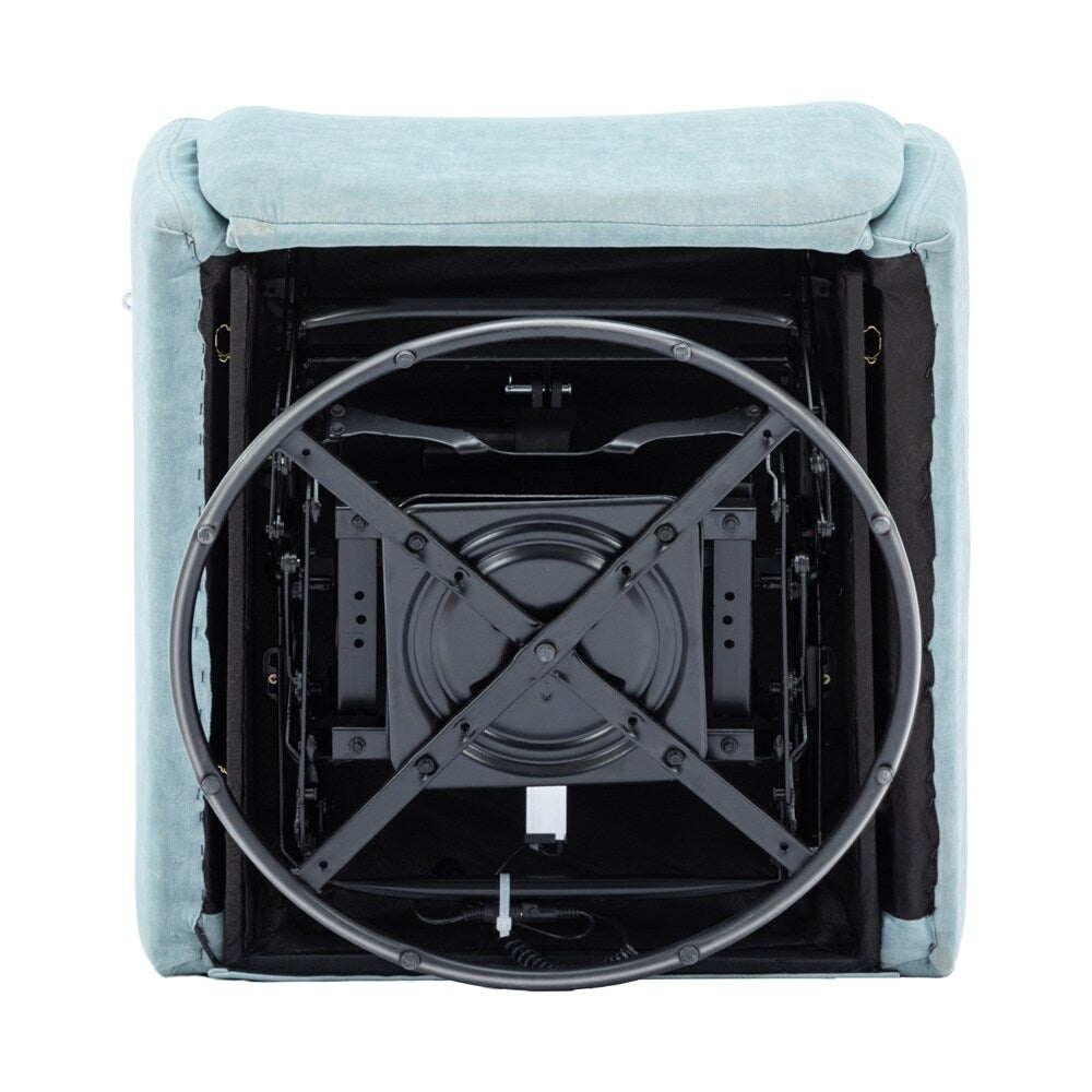 Fauteuil inclinable électrique pivotant à 270 degrés avec support de téléphone