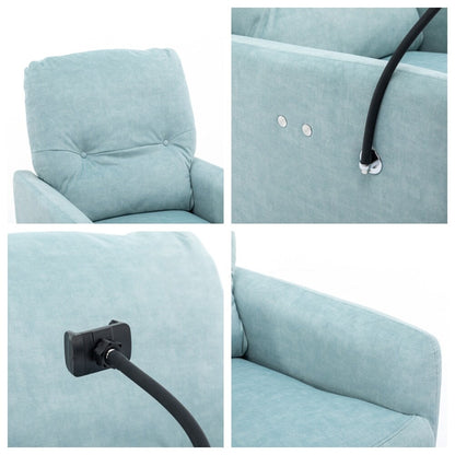 Fauteuil inclinable électrique pivotant à 270 degrés avec support de téléphone