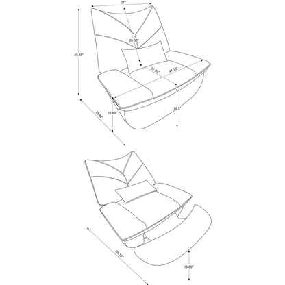 Fauteuil inclinable pivotant 270