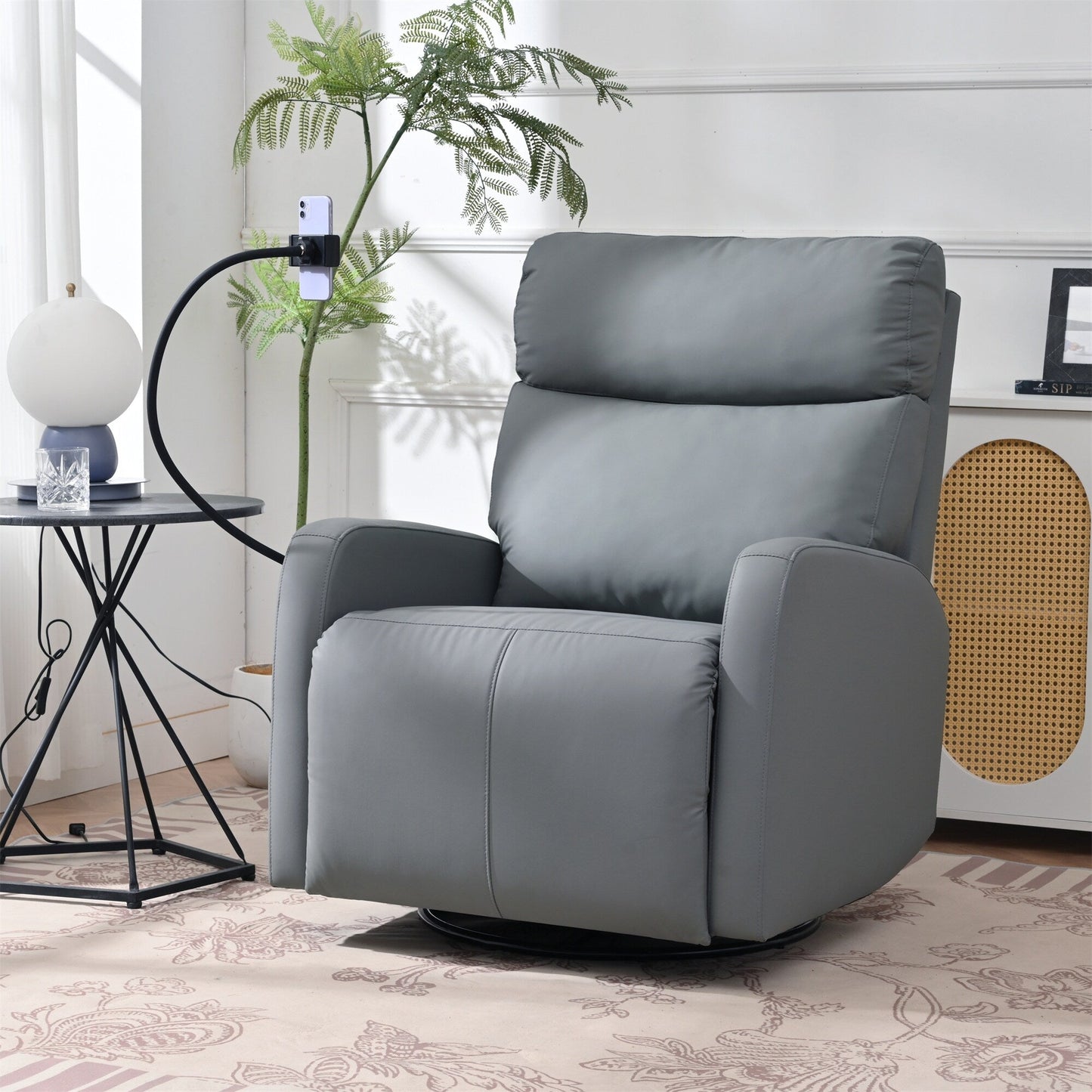 Fauteuil inclinable à bascule pivotant à 270°