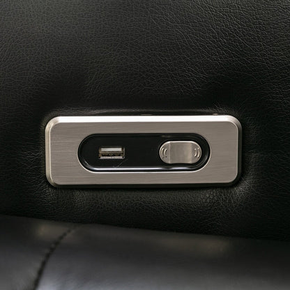 Fauteuil inclinable électrique pivotant à 270°, fauteuil multimédia avec multi-plateau et rangement