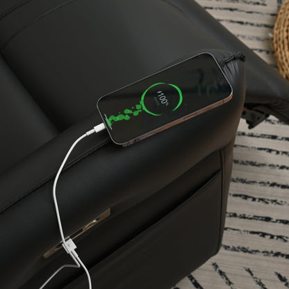 Fauteuil inclinable électrique pivotant à 270° avec ports USB