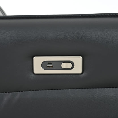 Fauteuil inclinable électrique pivotant à 270° avec ports USB