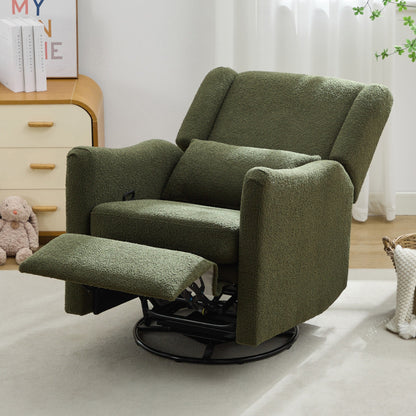 Fauteuil inclinable pivotant à oreilles de 29,5 po de large