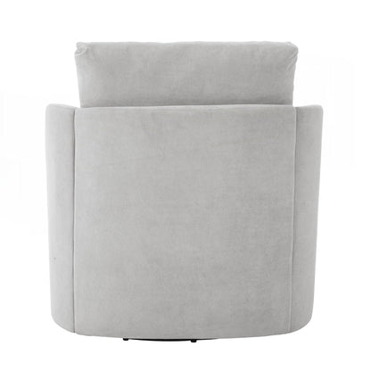 Fauteuil d'appoint en forme de tonneau de 29,9 pouces