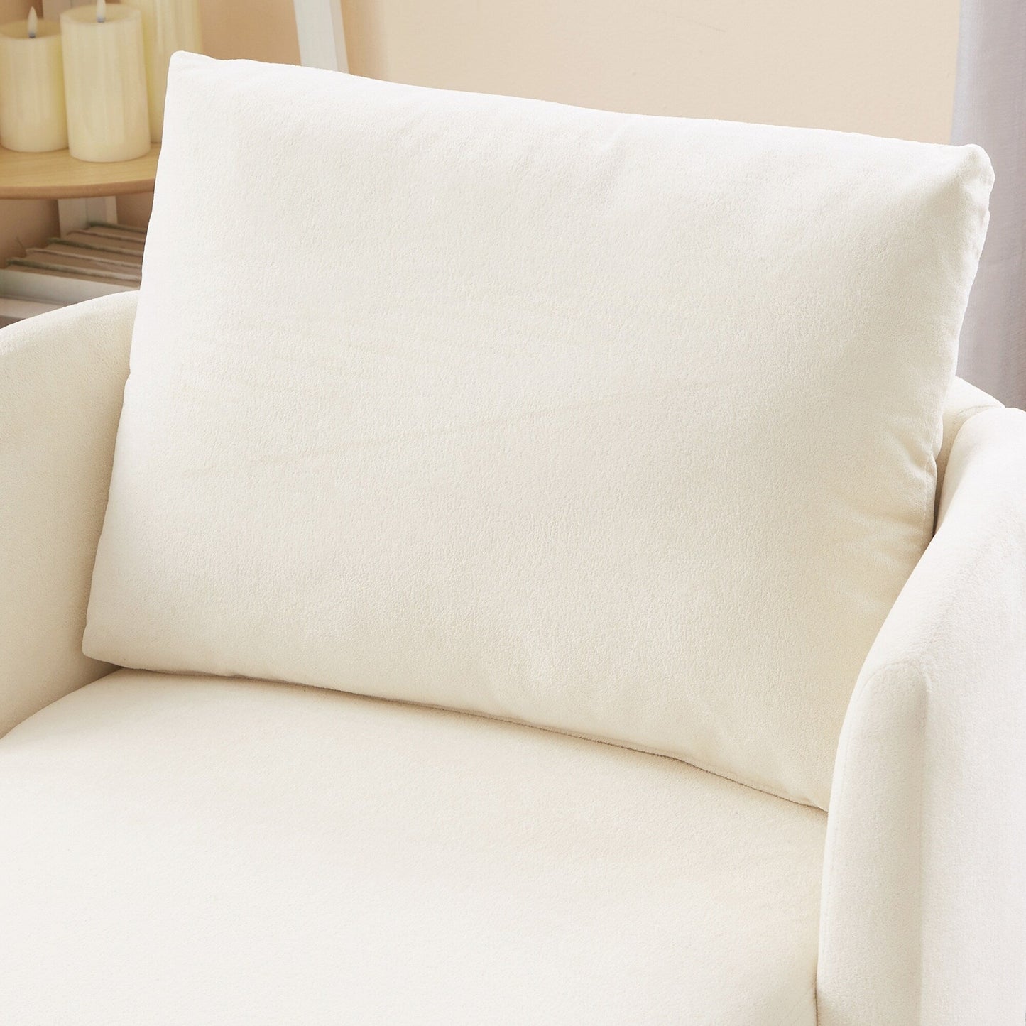 Fauteuil d'appoint en forme de tonneau de 29,9 pouces