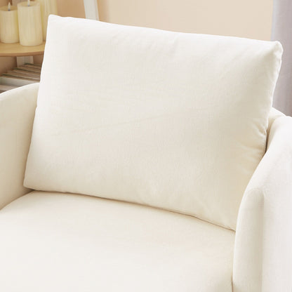 Fauteuil d'appoint en forme de tonneau de 29,9 pouces