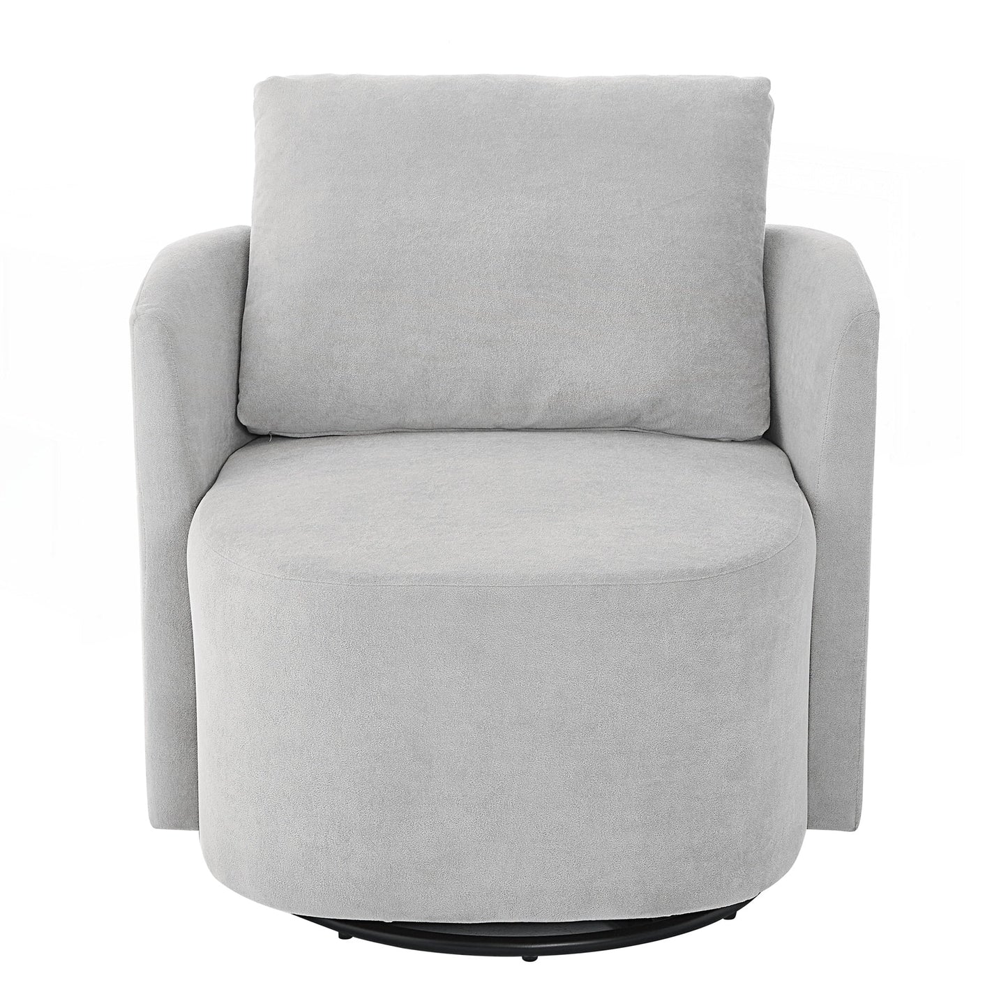 Fauteuil d'appoint en forme de tonneau de 29,9 pouces