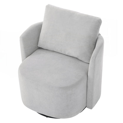 Fauteuil d'appoint en forme de tonneau de 29,9 pouces