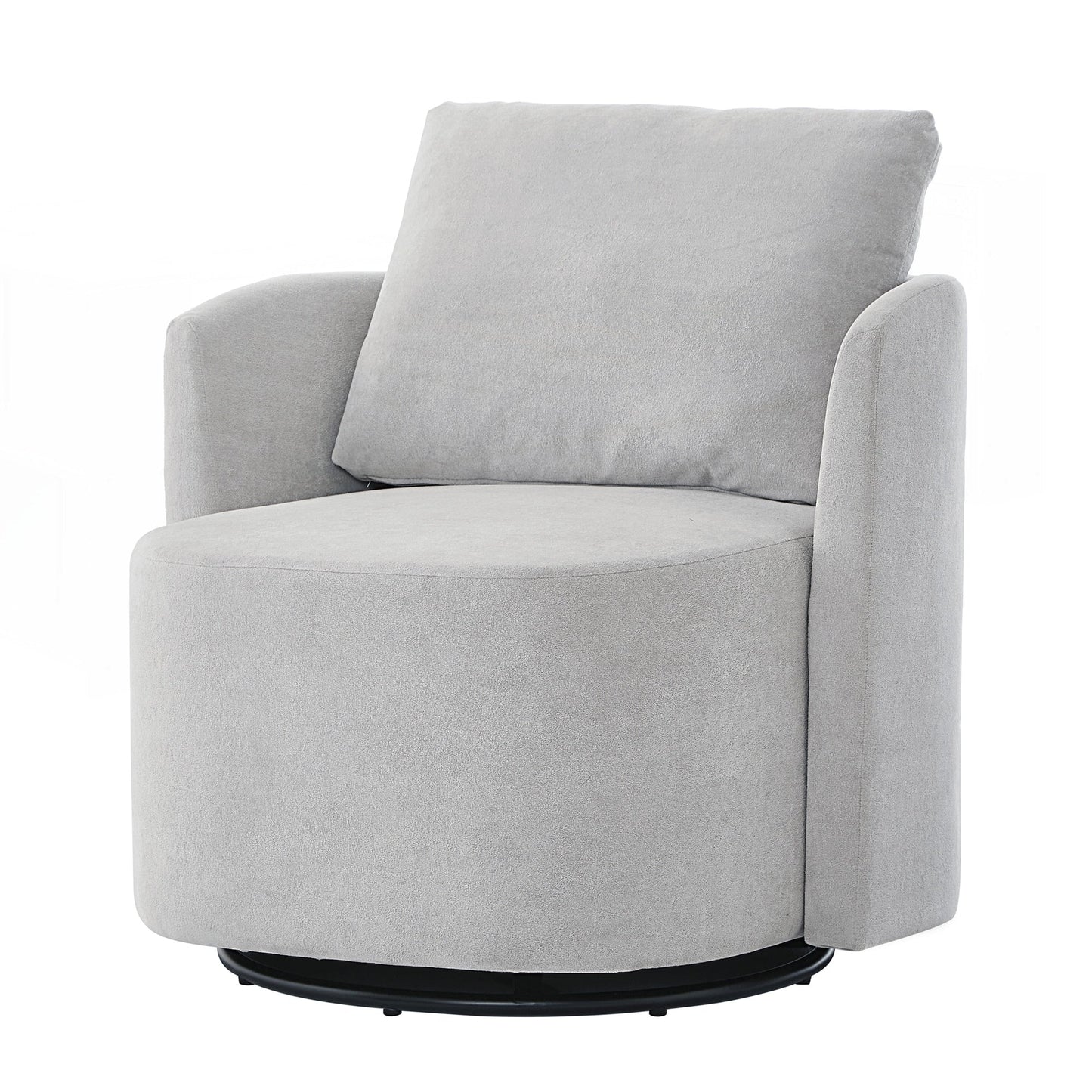 Fauteuil d'appoint en forme de tonneau de 29,9 pouces