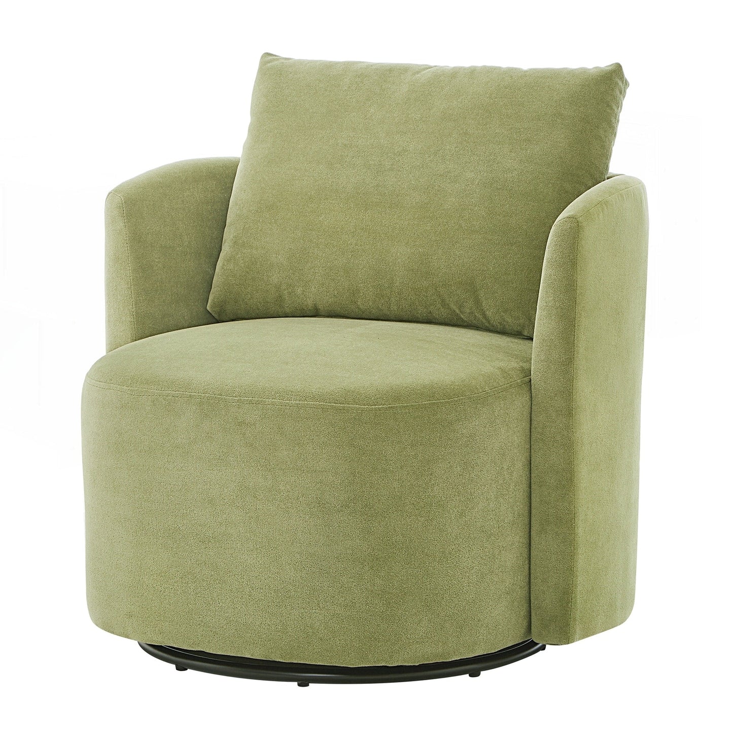 Fauteuil d'appoint en forme de tonneau de 29,9 pouces