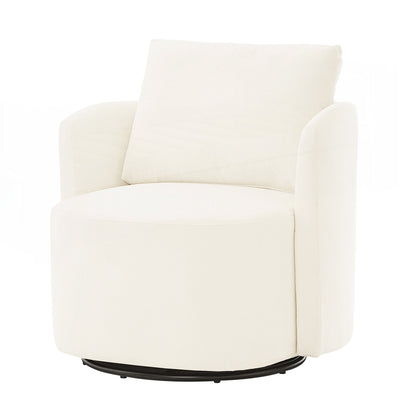 Fauteuil d'appoint en forme de tonneau de 29,9 pouces