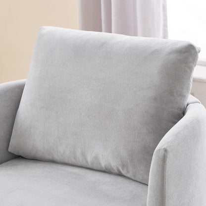 Fauteuil d'appoint en forme de tonneau de 29,9 pouces