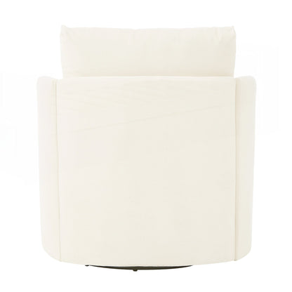 Fauteuil d'appoint en forme de tonneau de 29,9 pouces