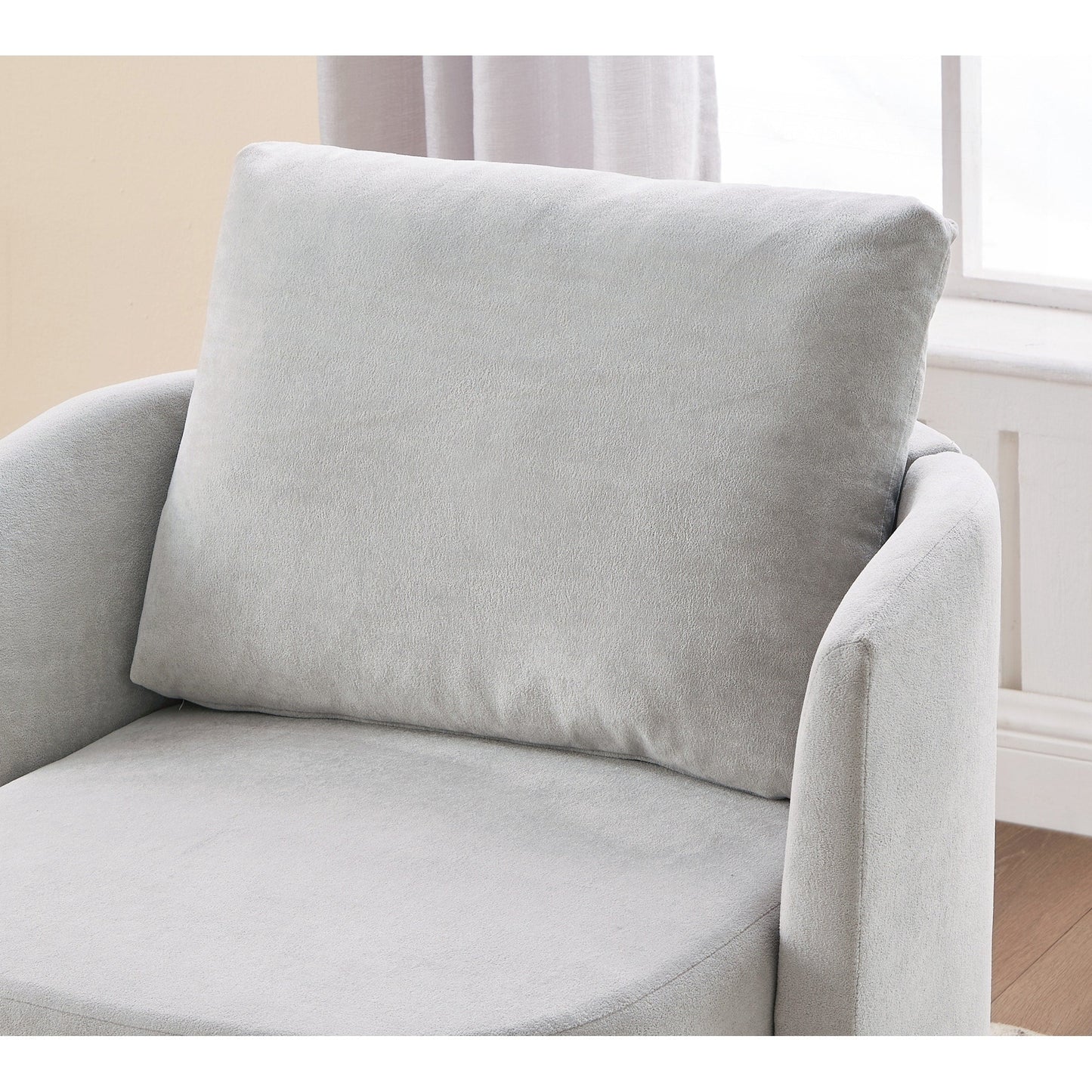 Fauteuil d'appoint en forme de tonneau de 29,9 pouces