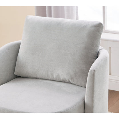 Fauteuil d'appoint en forme de tonneau de 29,9 pouces