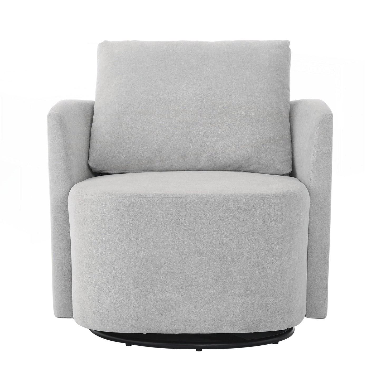 Fauteuil d'appoint en forme de tonneau de 29,9 pouces