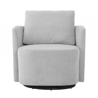Fauteuil d'appoint en forme de tonneau de 29,9 pouces
