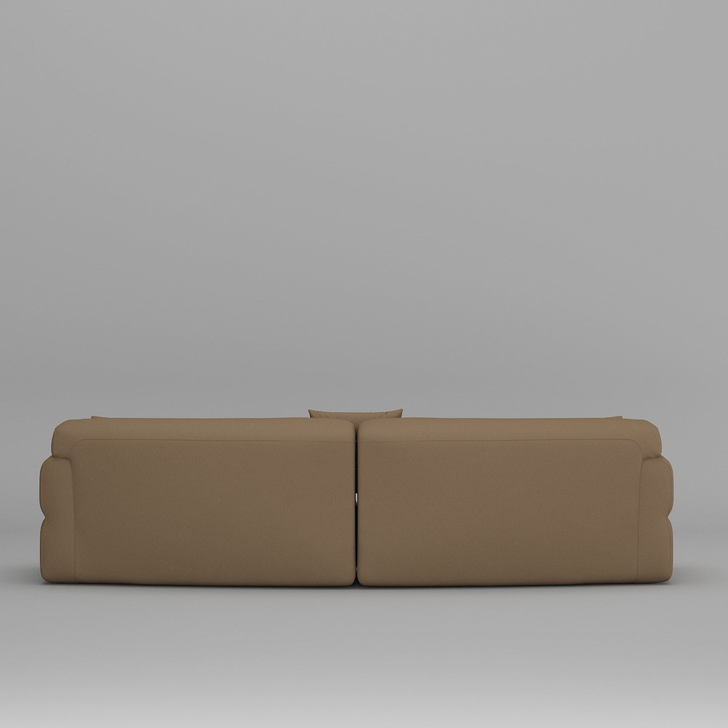 Canapé 3 à 5 places confortable et rembourré avec 3 coussins moelleux