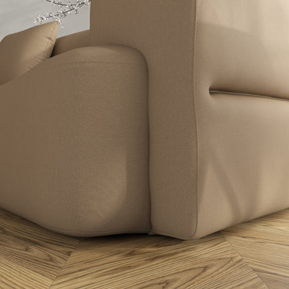 Canapé 3 à 5 places confortable et rembourré avec 3 coussins moelleux