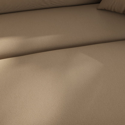 Canapé 3 à 5 places confortable et rembourré avec 3 coussins moelleux