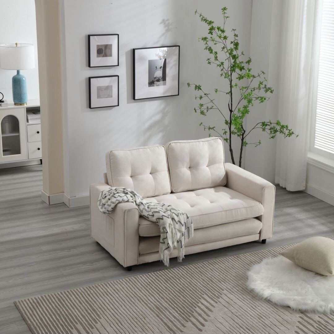 Canapé convertible 3 places, canapé-lit futon, canapé-lit gigogne