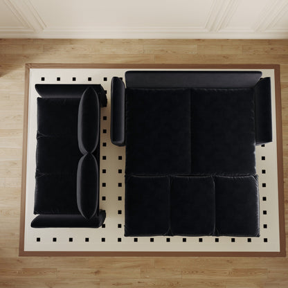 Canapé-lit convertible 3 places avec ensemble oreiller et couverture 2 en 1