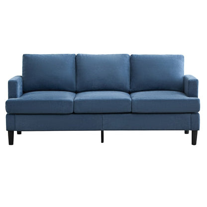 Canapé 3 places - Tissu respirant, accoudoirs de soutien et pieds robustes