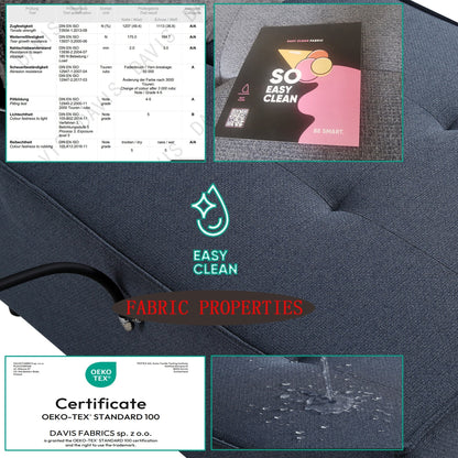 Fauteuil convertible 3 en 1, canapé inclinable réglable avec haut-parleurs Bluetooth, ports USB et oreiller moelleux