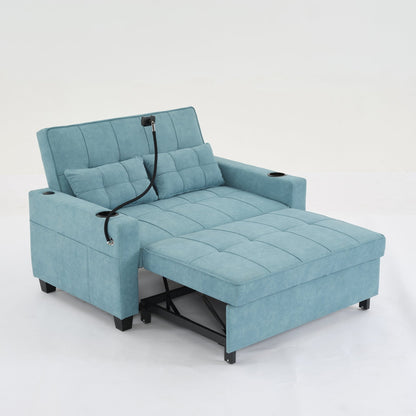 Canapé-lit convertible 3 en 1 avec ports USB