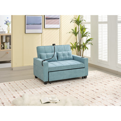 Canapé-lit convertible 3 en 1 avec ports USB