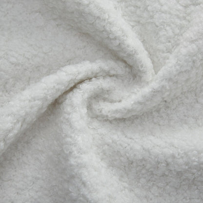 Canapé-lit 3 en 1 en tissu Teddy rempli de mousse